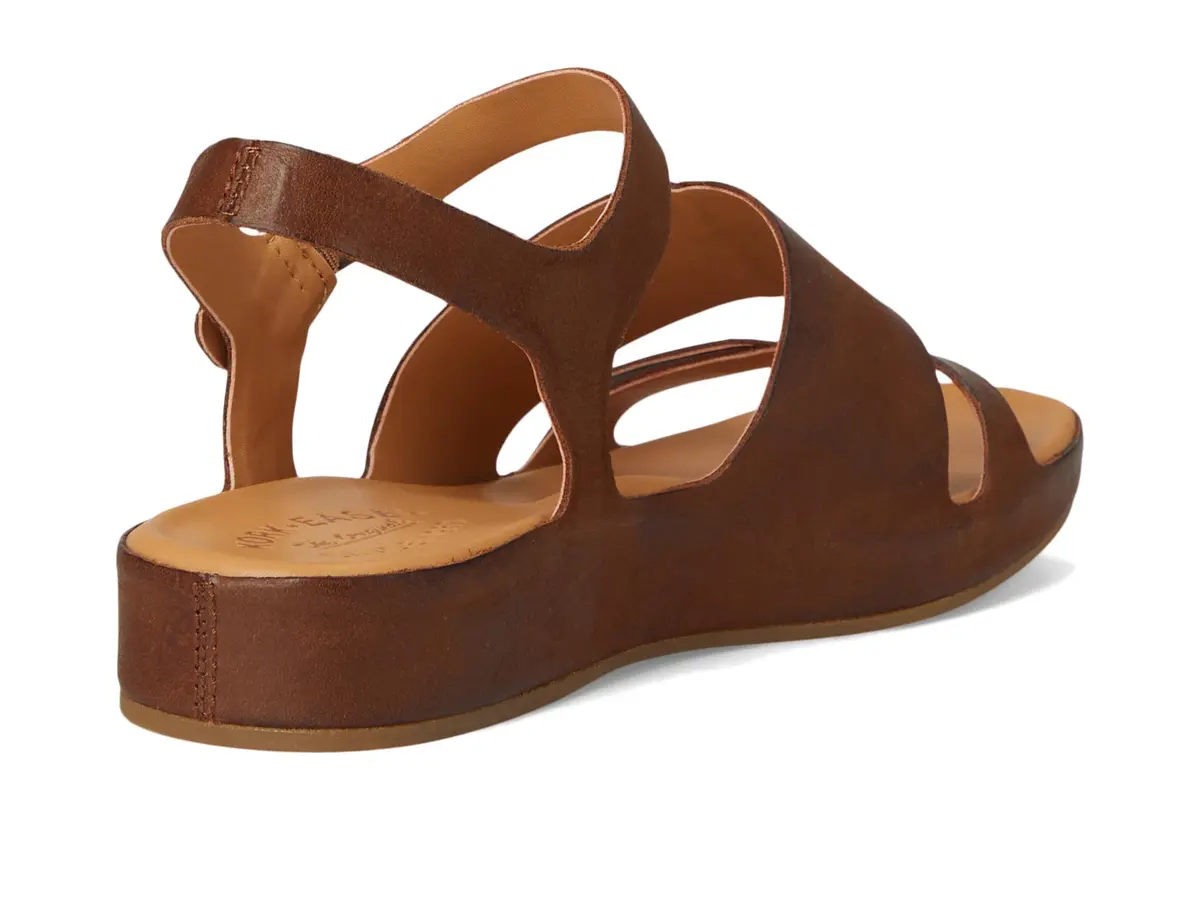 KORK-EASE Women's Mona Brown 10 M | Casual Flat Sandal with Leather Upper & Cushioned Footbed - view 7