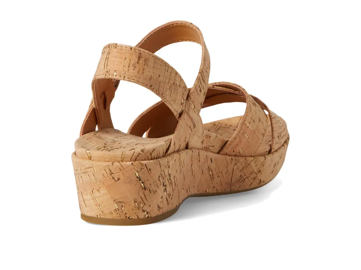 KORK-EASE Women's Myrna 2.0 Cork Gold 8 US | Classic Wedge with Comfort Technology - view 5