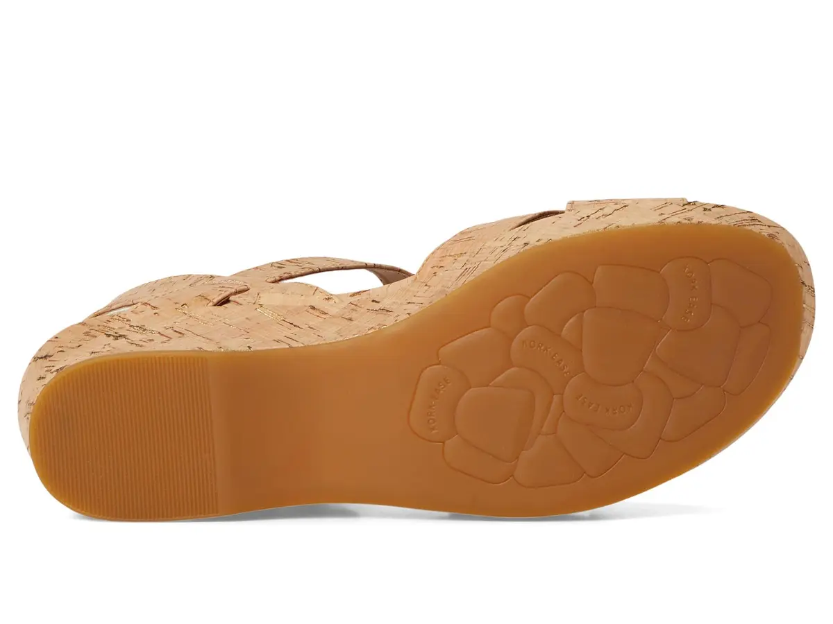 KORK-EASE Women's Myrna 2.0 Cork Gold 8 US | Classic Wedge with Comfort Technology - view 3