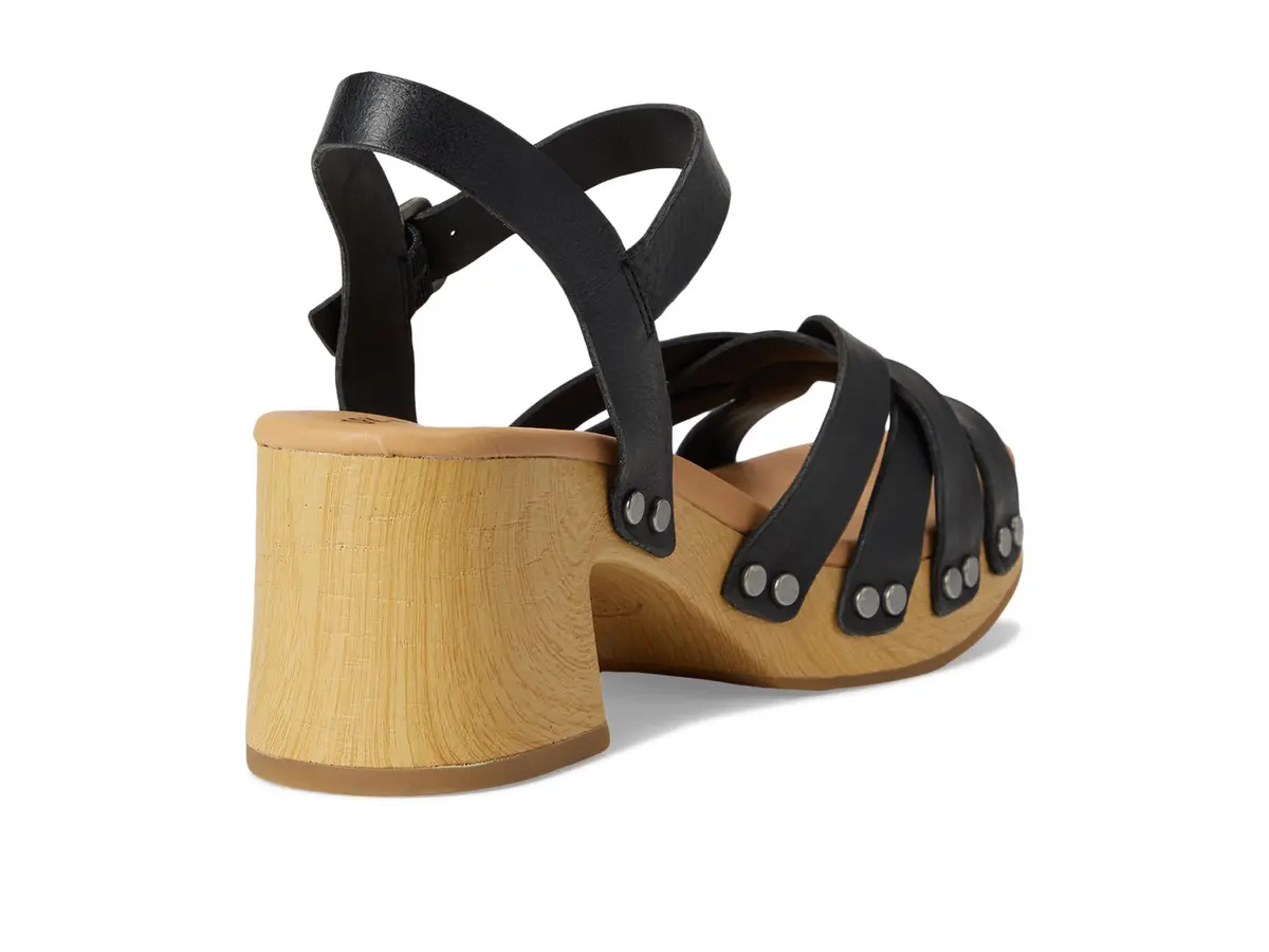 KORK-EASE Ester Black Women's Platform Heel 7 M | Retro Summer Sandal - view 5