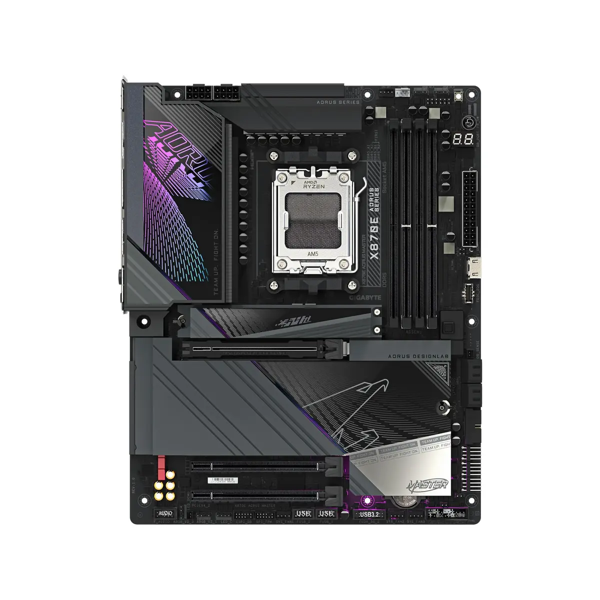 GIGABYTE X870E AORUS Master AMD AM5 Motherboard | DDR5, PCIe 5.0, WIFI7, 5-Year Warranty - view 4