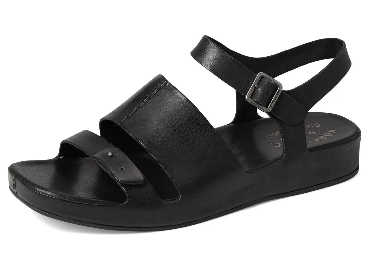 KORK-EASE Mona Black Women's Sandal Size 8 | Casual Comfort - view 7