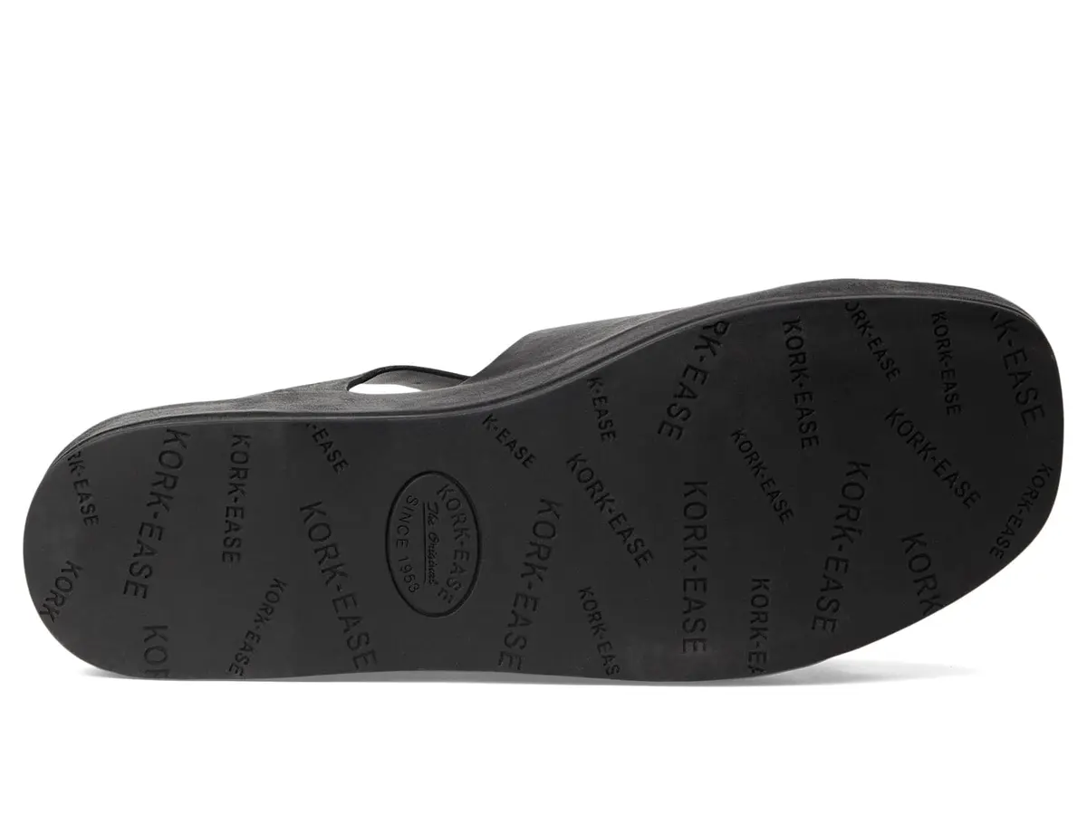KORK-EASE Mona Black Women's Sandal Size 8 | Casual Comfort - view 3