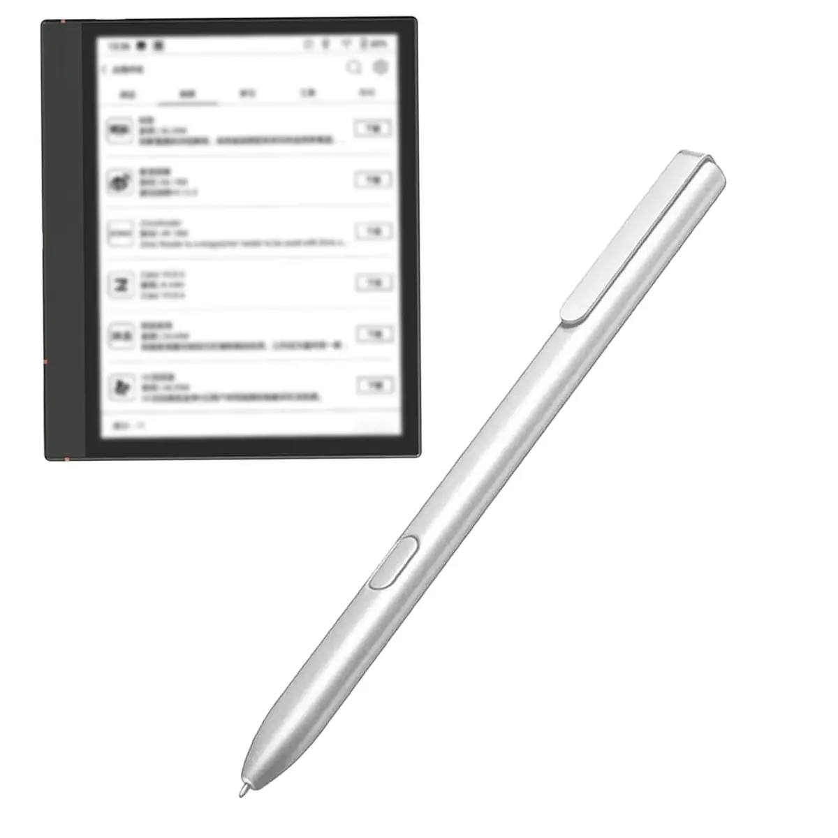 CaoXiong Silver Stylus Pen for BOOX Tablet Note Air 3 | 4096 Pressure Levels, Ergonomic Design - view 5