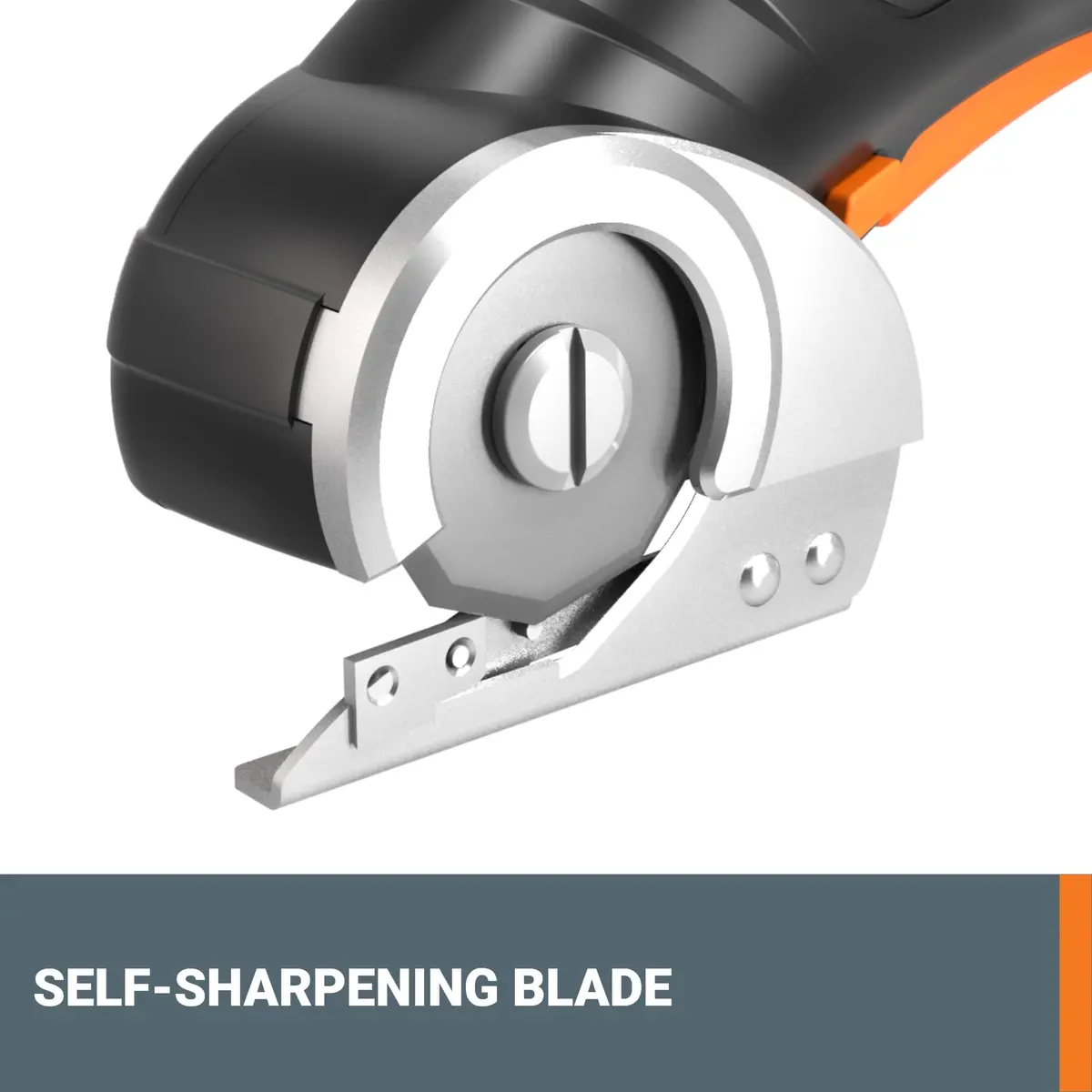 WORX Cordless Electric Fabric & Cardboard Cutting Scissors, 4V ZipSnip with 2 Blades & Case | Cuts up to 1/4" Thick Materials - view 4