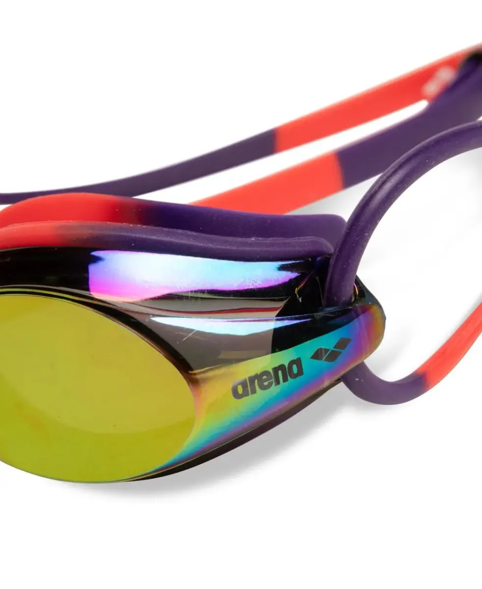 ARENA Tracks Unisex Adult Essential Racing Swim Goggles - Copper/Plum/Bright Coral - view 3
