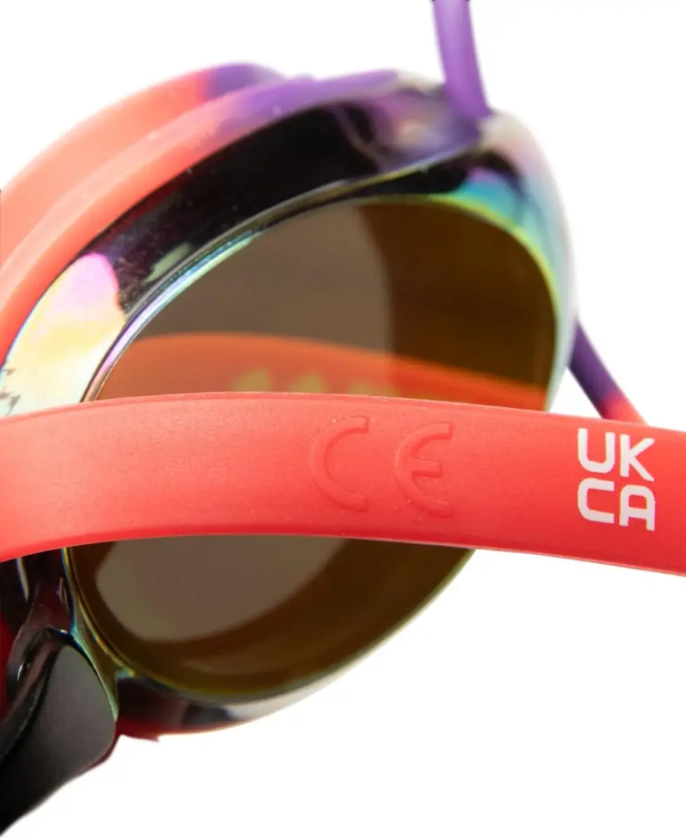 ARENA Tracks Unisex Adult Essential Racing Swim Goggles - Copper/Plum/Bright Coral - view 4