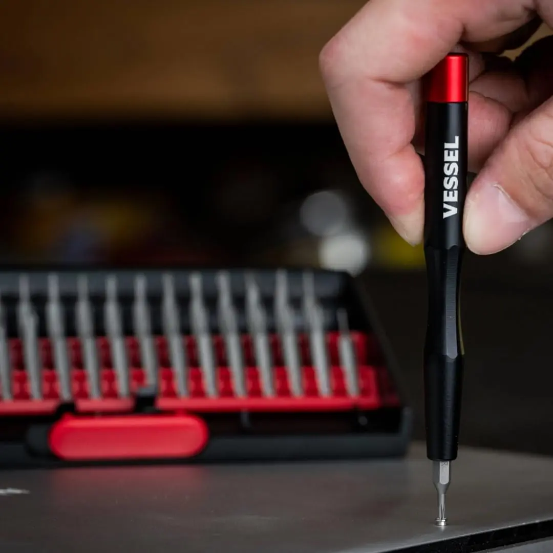 (US Model) VESSEL PRECISION SCREWDRIVER 36PCS BIT SET (English) | Aluminum Alloy Grip, 36 Bits, Taiwan Design - view 7