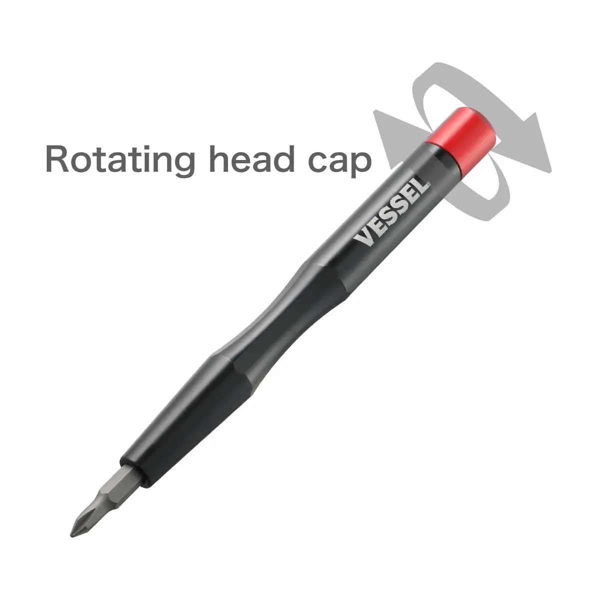 (US Model) VESSEL PRECISION SCREWDRIVER 36PCS BIT SET (English) | Aluminum Alloy Grip, 36 Bits, Taiwan Design - view 4