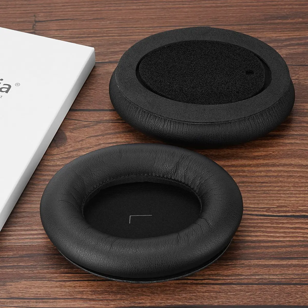 GEEKRIA Replacement Ear Pads Compatible with JBL Tour ONE/Tour ONE M2 | Memory Foam & Faux Leather (Black) - view 4