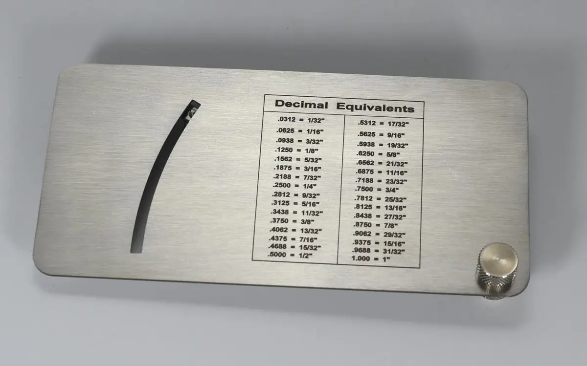 RIVERWELD Pipe Pit Gauge Welding Gage 13mm (1/2") | Precision Stainless Steel Inspection Tool - view 3