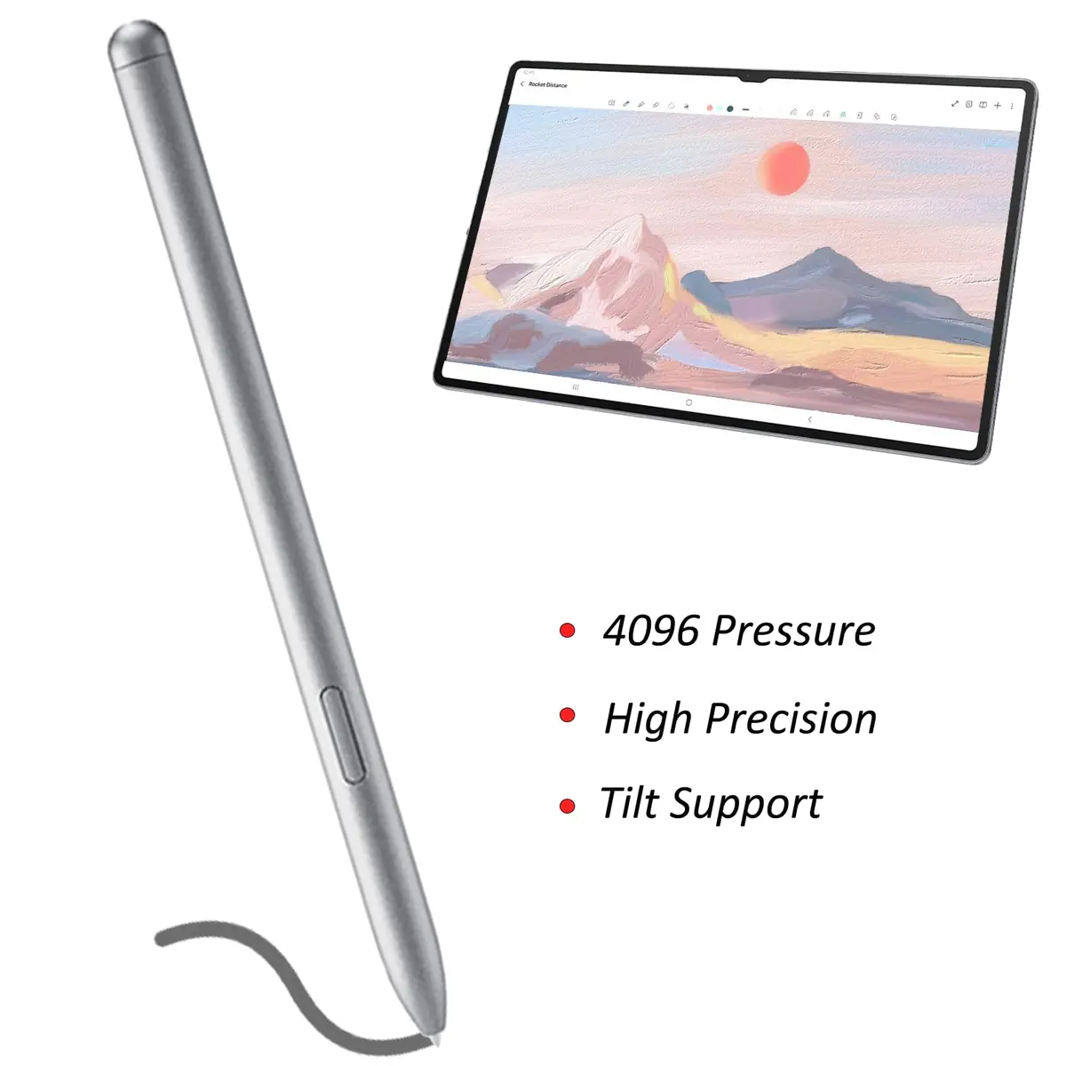 LiXiongBao Galaxy Tab S10 Ultra S Pen,Silver | Precise, Sensitive Stylus for Samsung Galaxy Tab S10+ - view 5