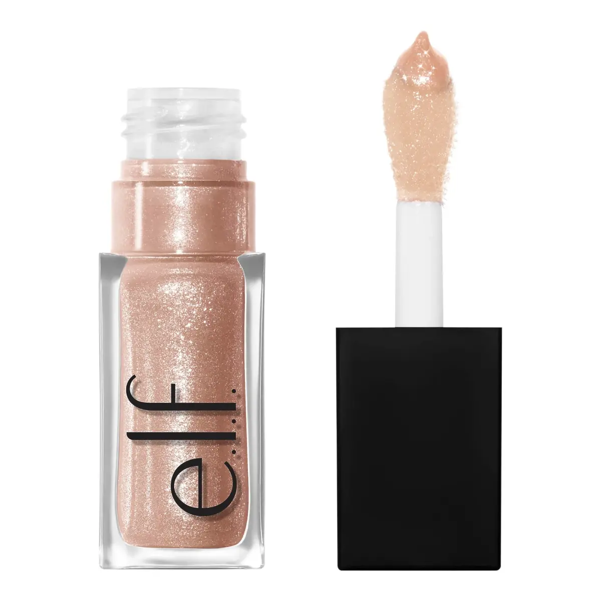 e.l.f. Glow Reviver Lip Oil Crystal Baller | Hydrating Glossy Sheer Pop of Color - main product image
