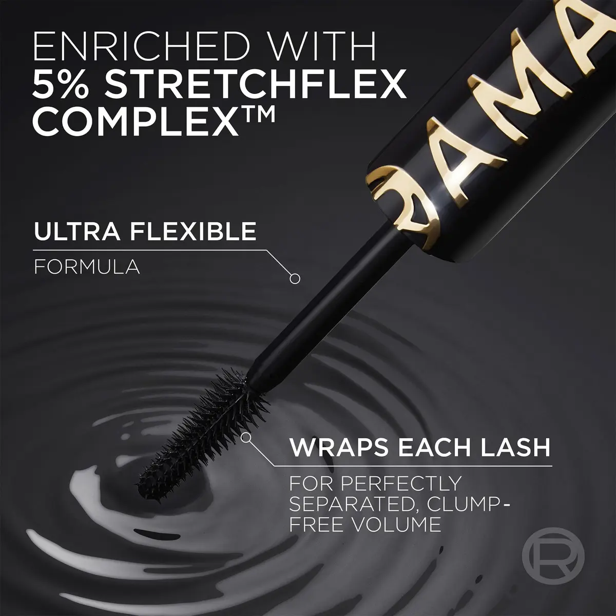 L'Oreal Paris Voluminous Panorama Mascara 0.33 Fl Oz | Longwear, Smudge-Resistant, All Night Black - view 6
