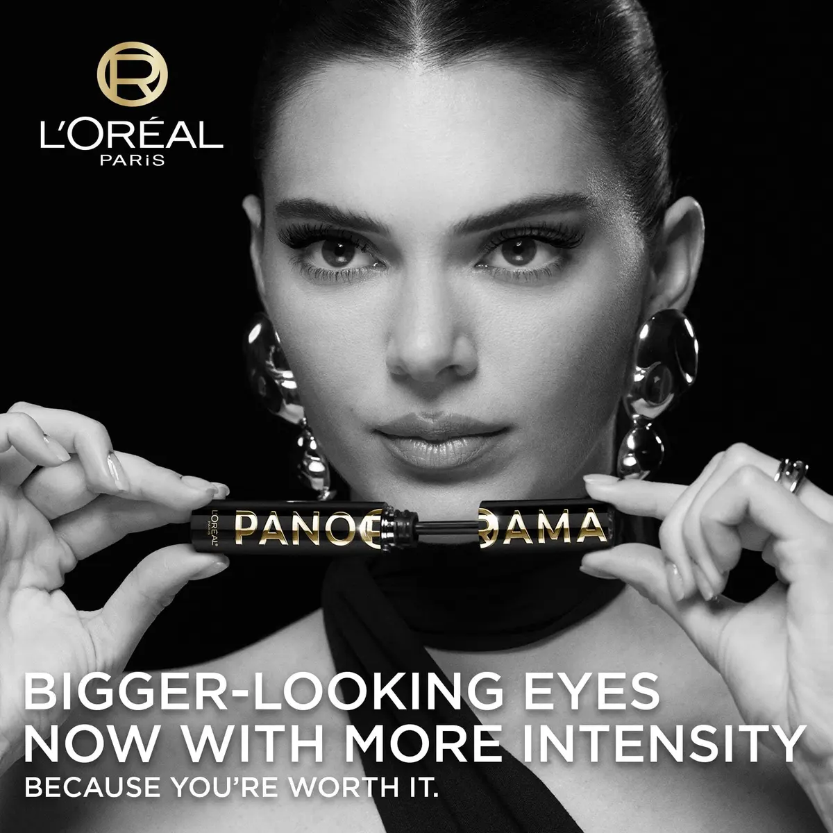 L'Oreal Paris Voluminous Panorama Mascara 0.33 Fl Oz | Longwear, Smudge-Resistant, All Night Black - view 3