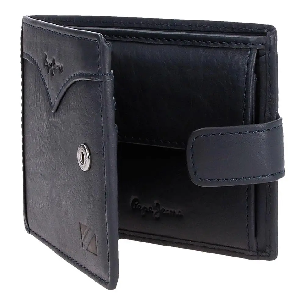 Pepe Jeans Horizontal Wallet with Click Closure | RFID Protected Leather Accessory in One Size - view 5