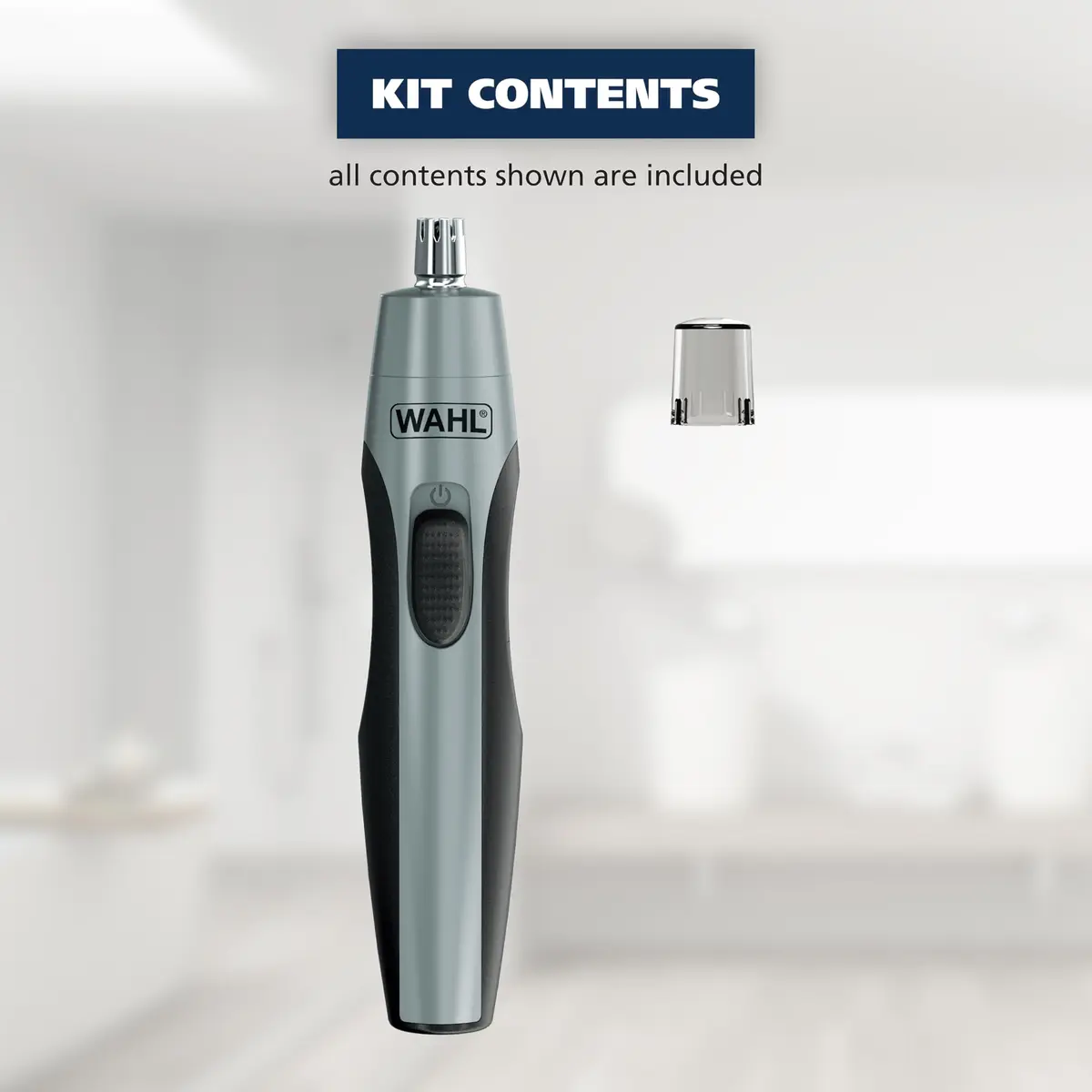Wahl Nose & Ear Hair Trimmer for Men | Precise, Pain-Free, Cordless, Rinseable Head (Pack of 1) - view 9
