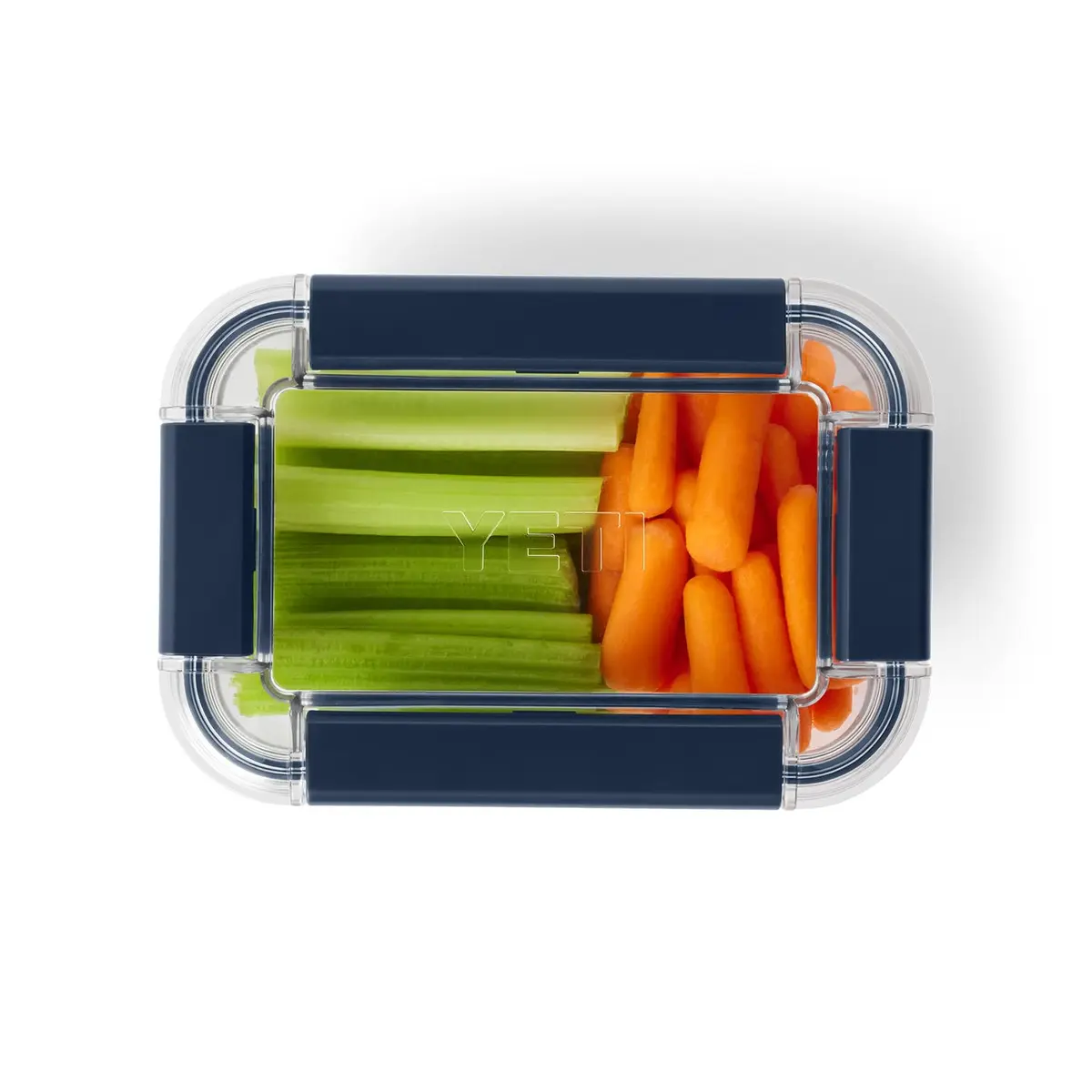 YETI Food Storage Container Medium Navy | Airtight, Leak-Proof, BPA-Free Plastic, 1.9L (7.4" L x 5.1" W x 3" H) - view 9