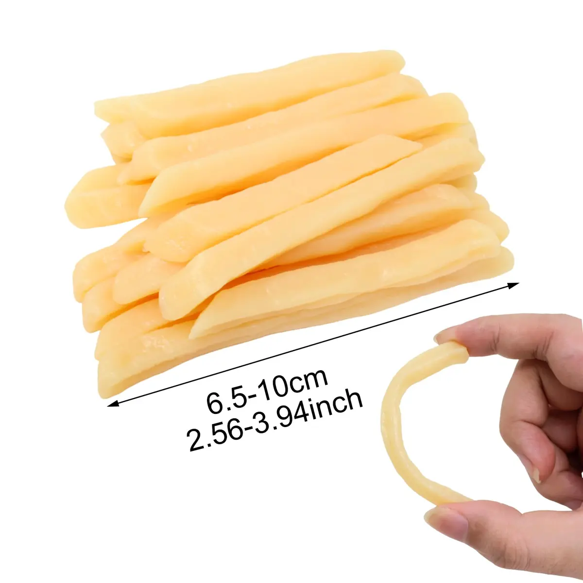 Honbay Artificial French Fries 20pcs | Realistic Fake Food Model for Decor & Photography - view 2