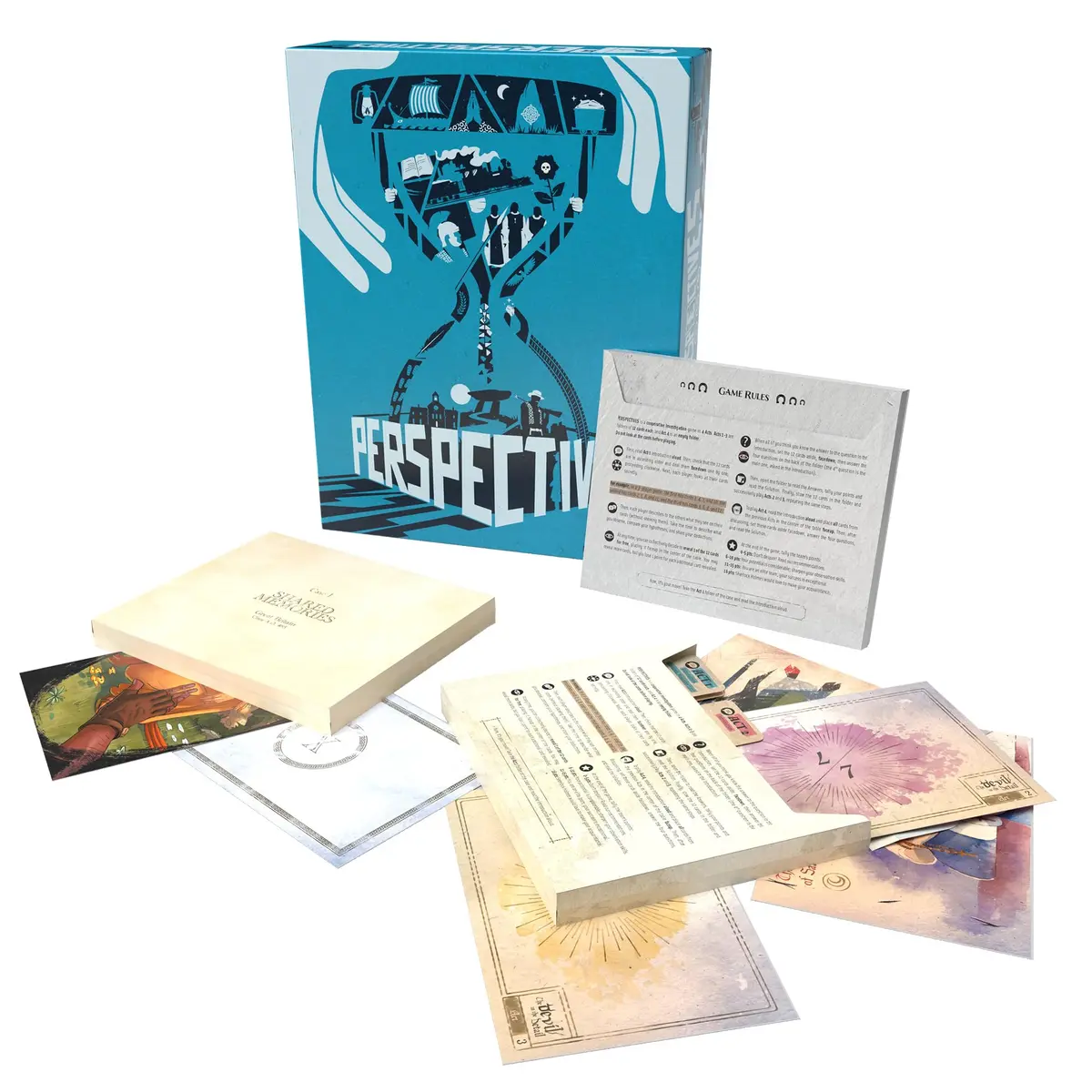 Asmodee Perspectives (Blue Box) Board Game | Cooperative Detective Mystery for Ages 12+ - view 2