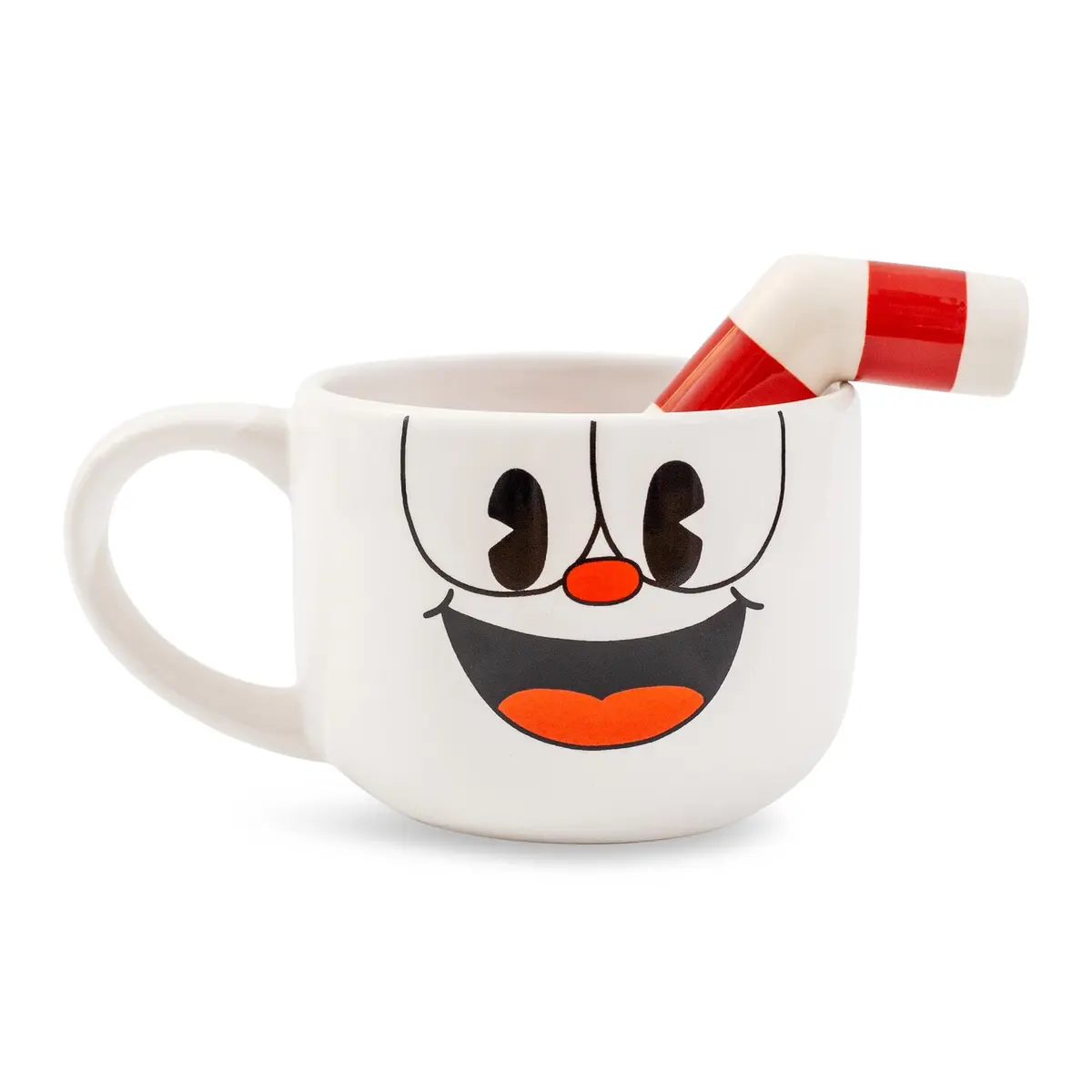 Toynk Cuphead Ceramic Coffee Mug and Straw | 20 Ounces | Official Cartoon Character - main product image