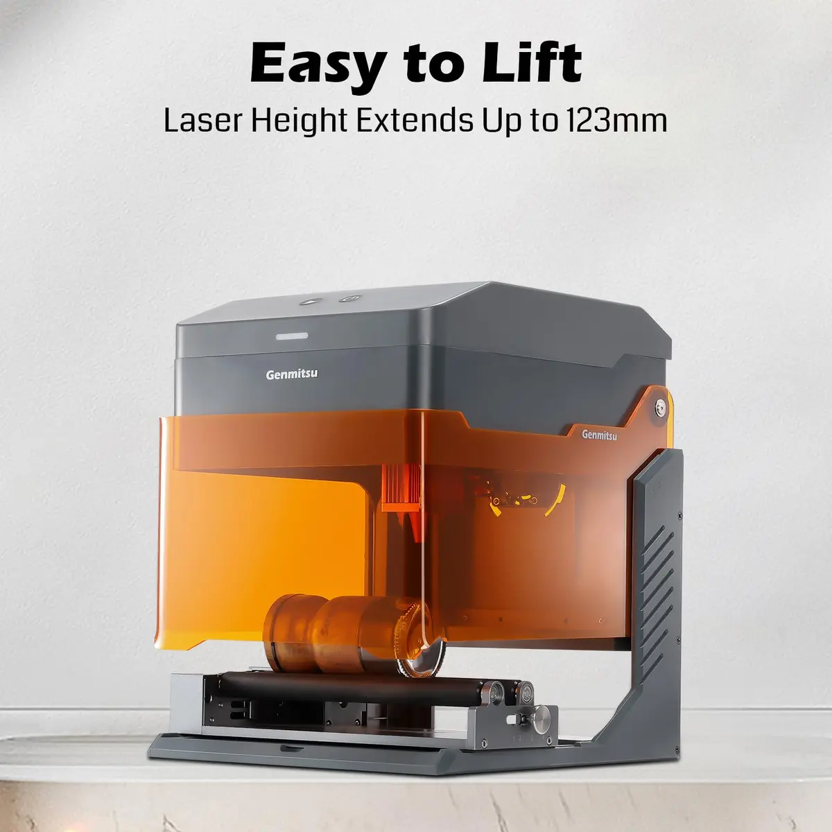 Genmitsu Kiosk 10W Laser Engraver & Cutter with Enclosure | 100x100mm Work Area, 12000mm/min Speed, 0.01mm Precision - view 3