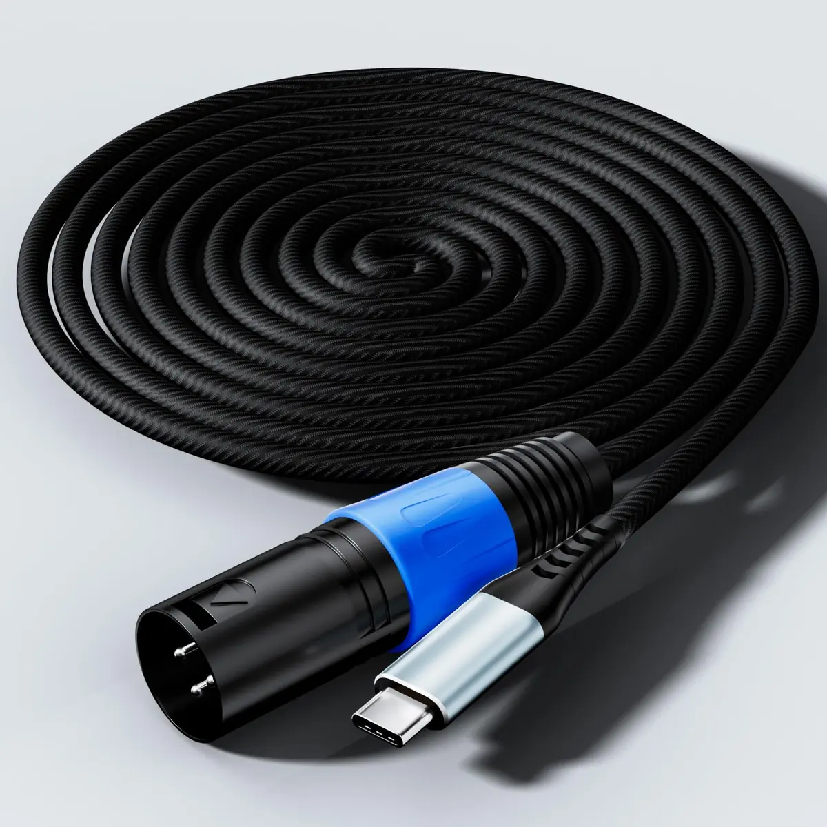 Mugteeve USB C to XLR Male Speaker Cable 10 Feet | Hi-Fi DAC Audio Support for Mixer, AMP, Studio Monitors - view 6