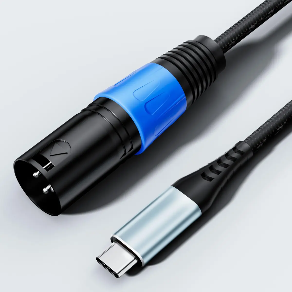 Mugteeve USB C to XLR Male Speaker Cable 10 Feet | Hi-Fi DAC Audio Support for Mixer, AMP, Studio Monitors - view 2