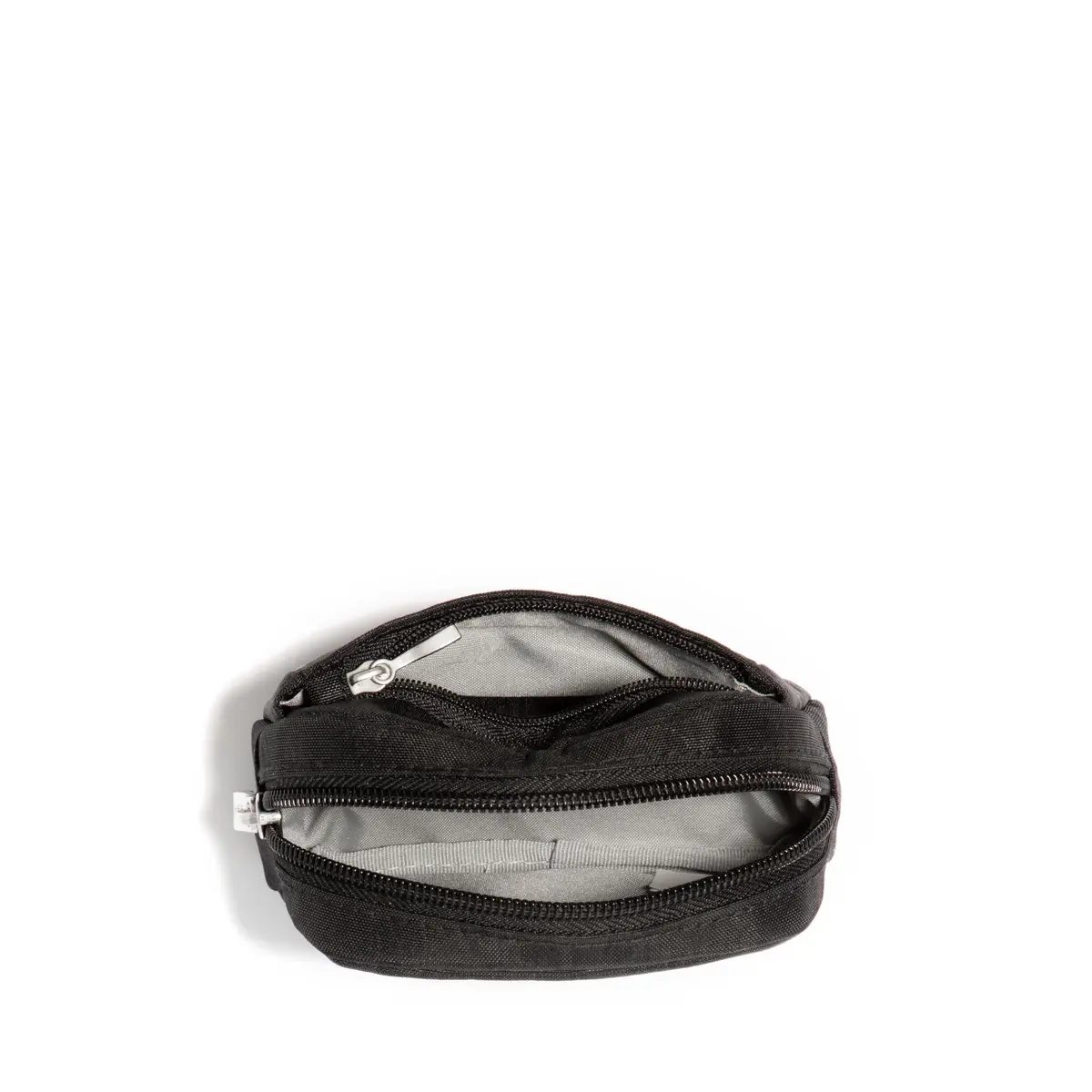 Baggallini Mini Cosmetic Pocket Black Cheetah Emboss 10cm (3.5in) x 15.6cm (4.9in) x 3.1cm (1.5in) | Lightweight Travel Makeup Organizer - view 8