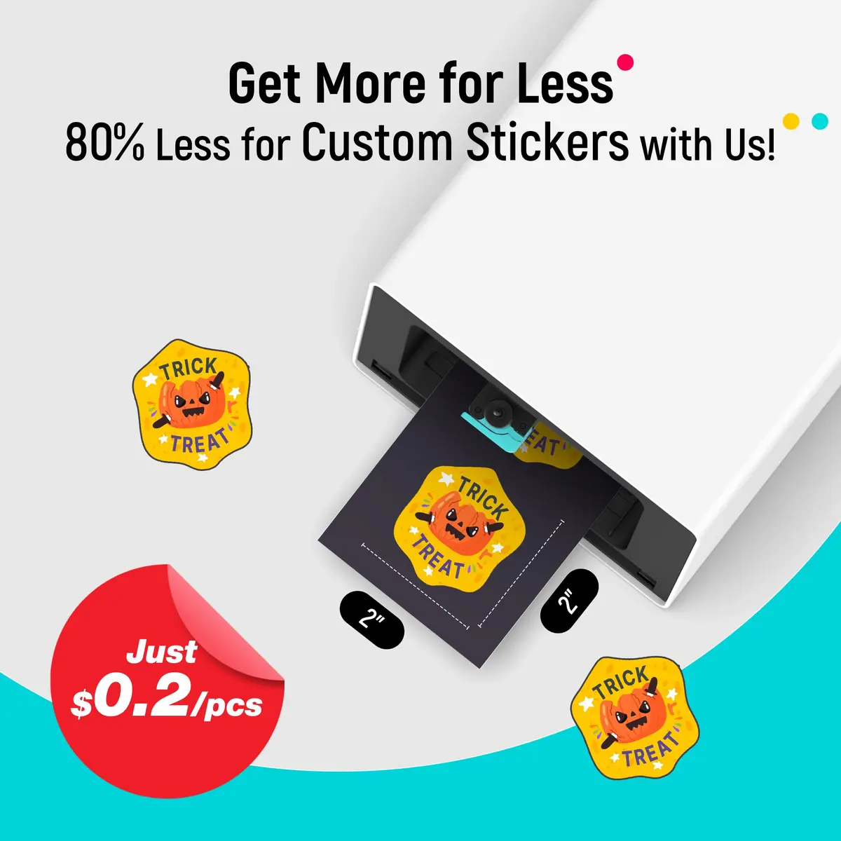 Liene PixCut S1 Color Sticker Printer & Cutting Machine 4x7 in | All-in-One DIY Sticker Maker with AI Auto-Cut - view 5