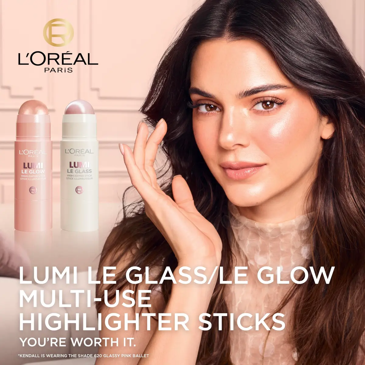 L'Oreal Paris True Match Lumi Le Glass Highlighter Stick 0.17 Oz | Reflective, Translucent, Glassy Glow - view 4