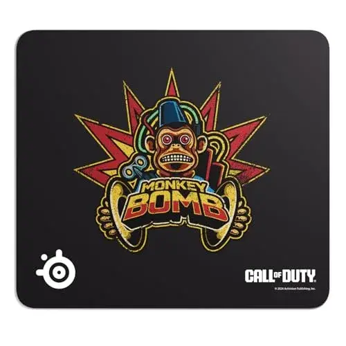 SteelSeries QcK Call of Duty Monkey Bomb Edition Gaming Mouse Pad Large | Optimized for Gaming Sensors - main product image
