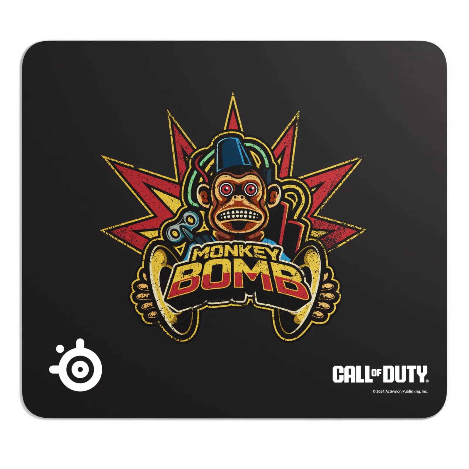 SteelSeries QcK Call of Duty Monkey Bomb Edition Gaming Mouse Pad Large | Optimized for Gaming Sensors - main product image