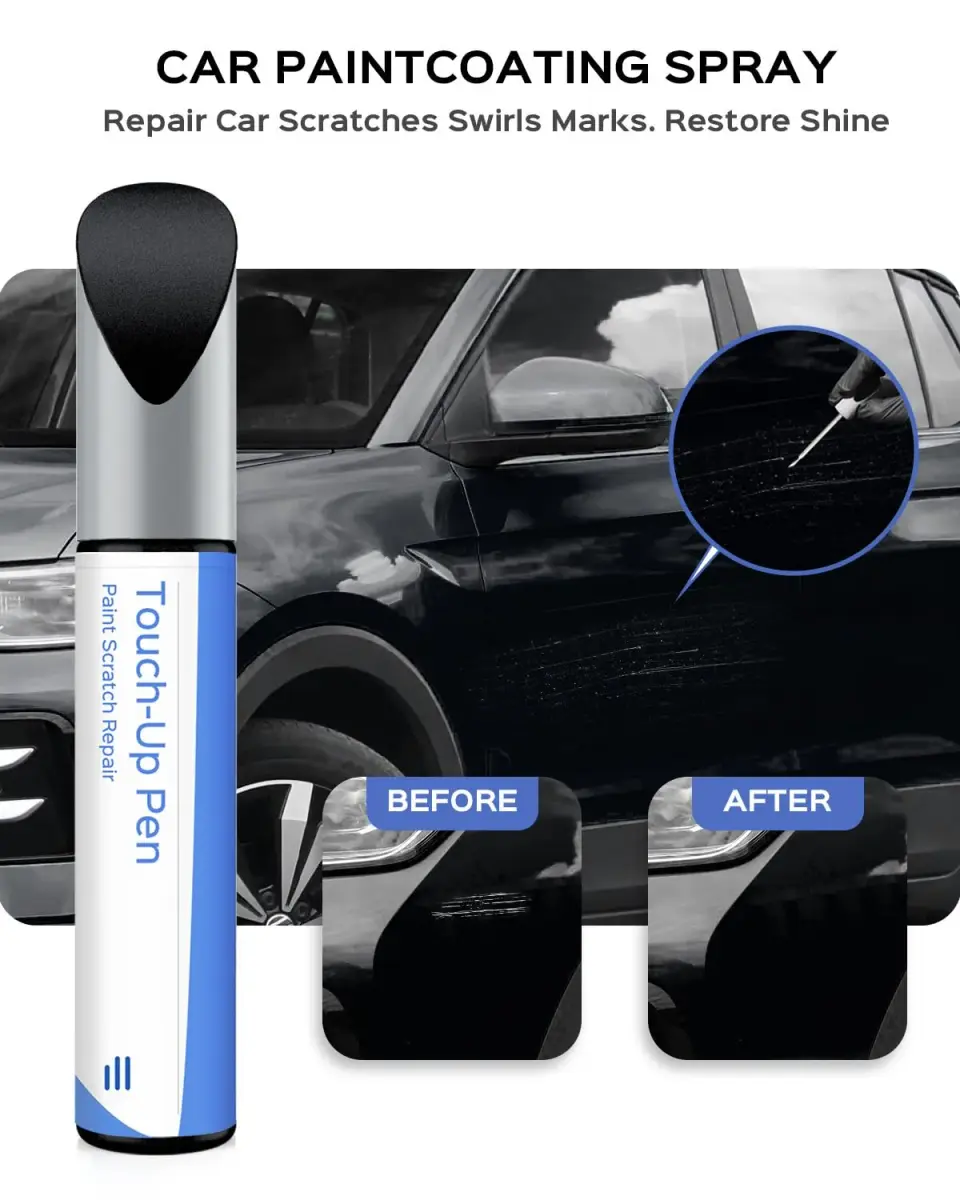 PARTS4EV Tourmaline Blue Metallic Touch Up Paint Pen 12ml (0.41 Fl Oz) | Exact Match for Volkswagen Chips & Nicks - view 2