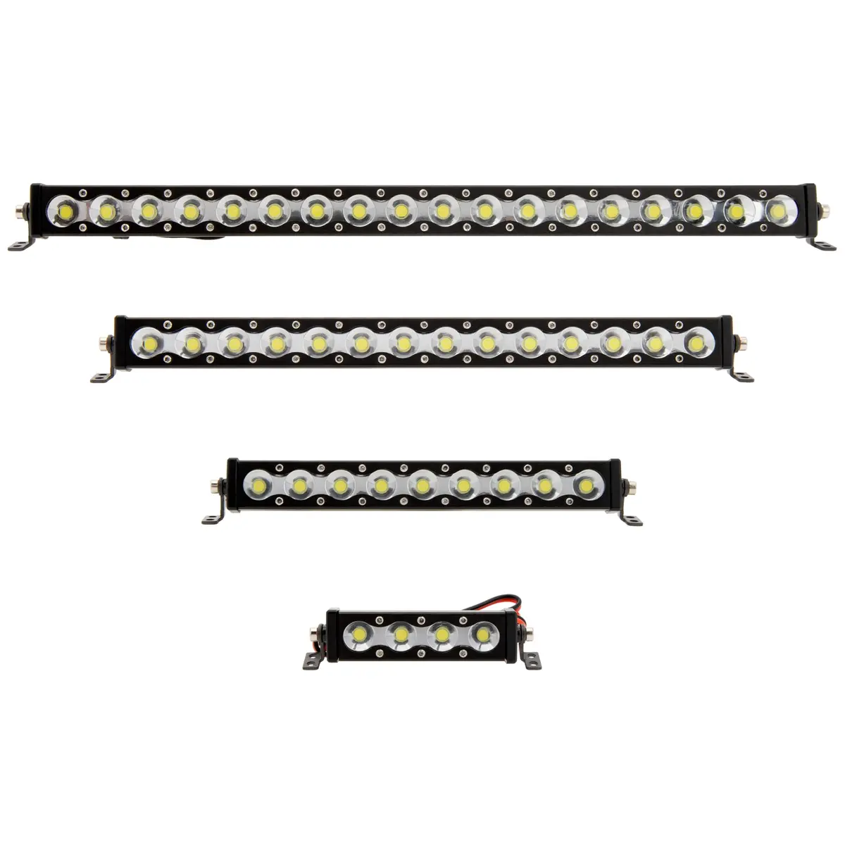 MEUS RACING RC Car LED Roof Light Bar Kit - 1/10 1/8 Scale RC Upgrades for Axial SCX10, Wraith, Traxxas TRX4, TRX6, Redcat Gen8 (95mm, 9 Beads) - view 7