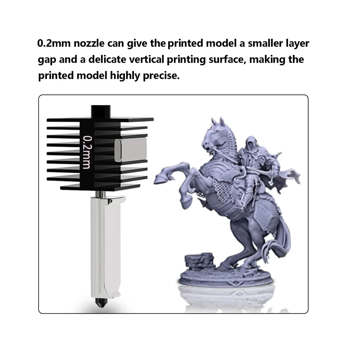 LANKEGU Hotend Kit for Bambu Lab A1/A1 Mini 3D Printers with 0.2/0.4/0.6mm Hardened Steel Nozzles & Silicone Sock - view 4