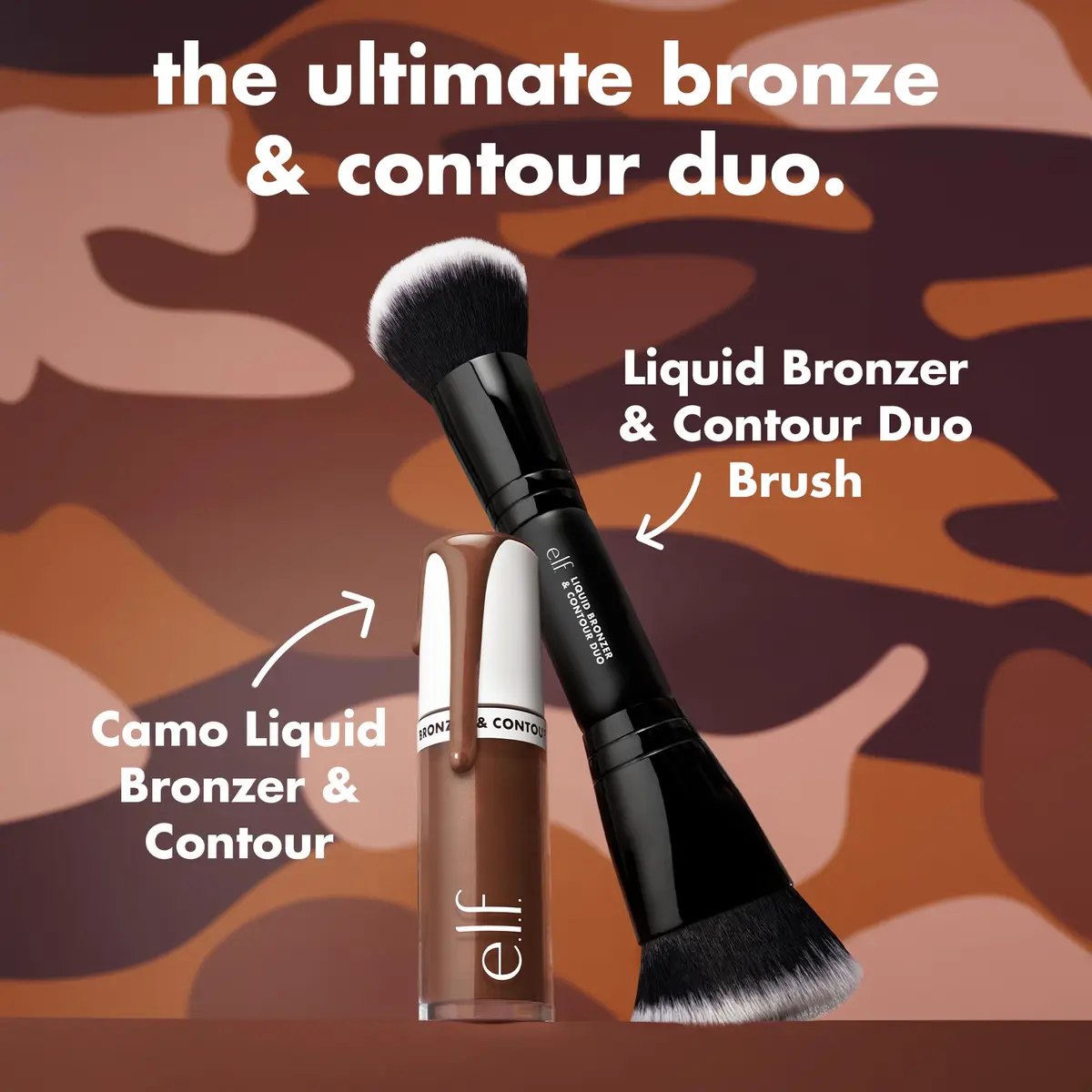 e.l.f. Camo Liquid Bronzer & Contour 0.13 Fl Oz (3.84 ml) | Sculpted Glow for All Skin Tones - view 6