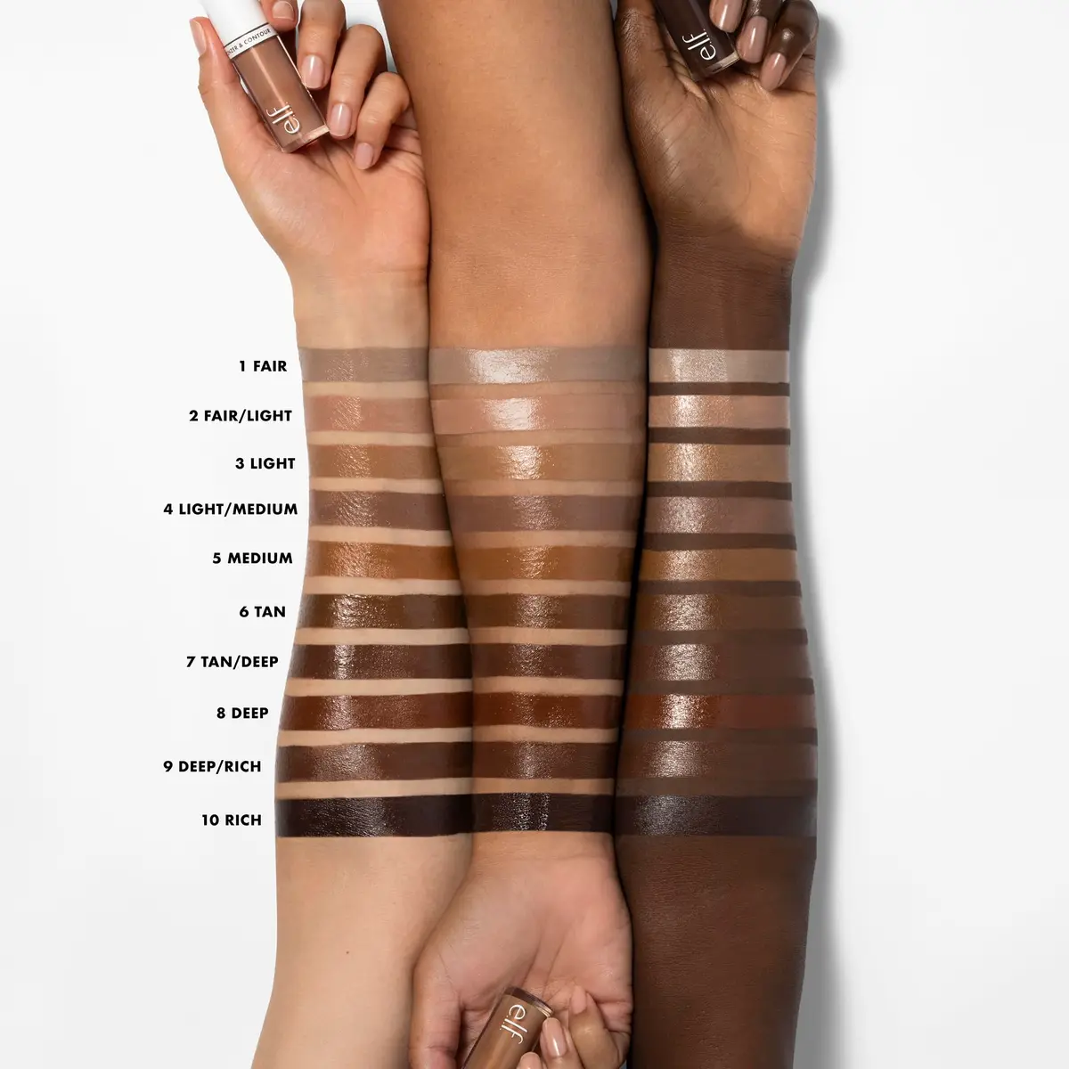 e.l.f. Camo Liquid Bronzer & Contour 0.13 Fl Oz (3.8 ml) | Sculpted Glow for All Skin Tones - view 3
