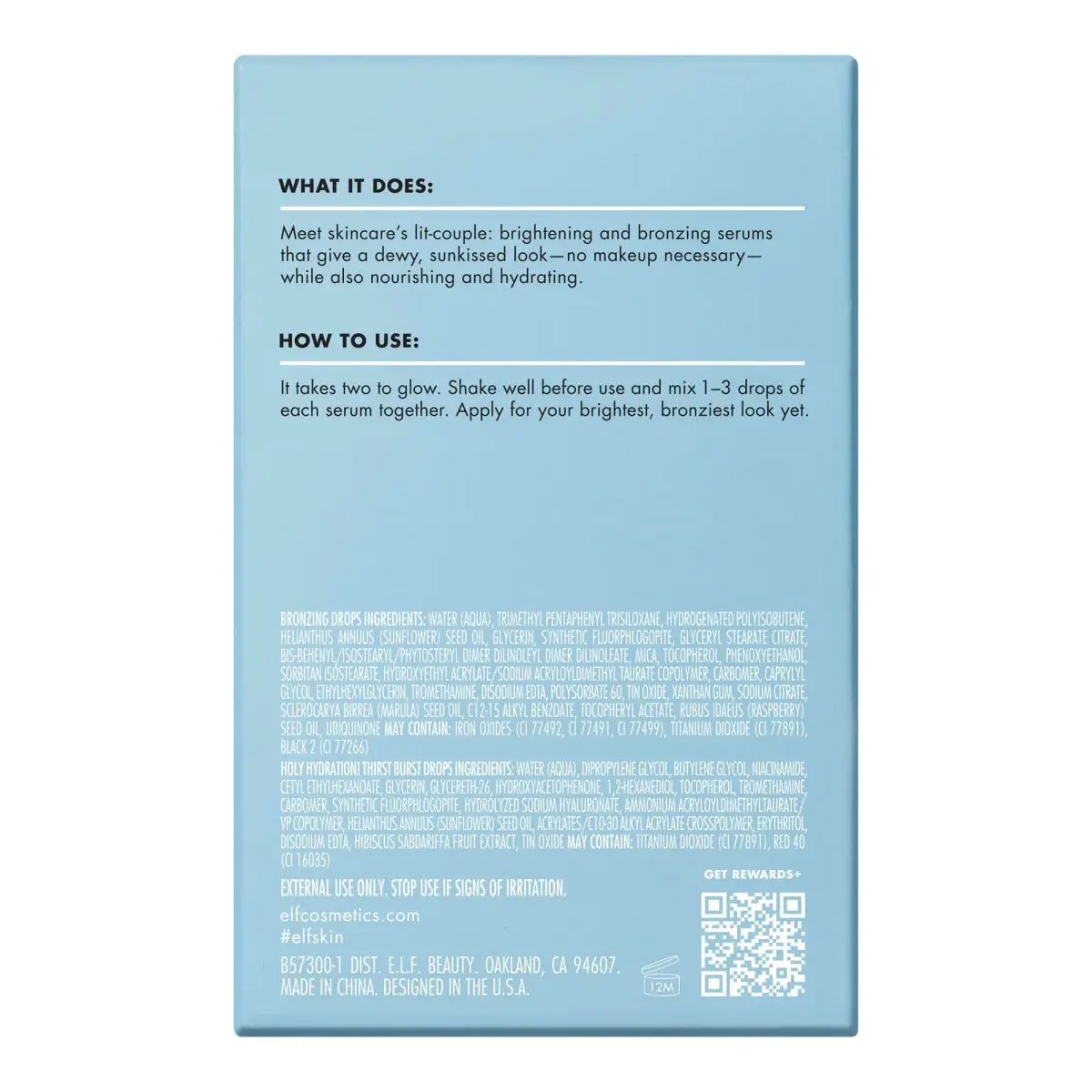 e.l.f. SKIN The Hottest Drops Duo 0.33 Fl Oz (10 ml) | Brightening & Bronzing Serums for Dewy, Sun-Kissed Skin - view 8