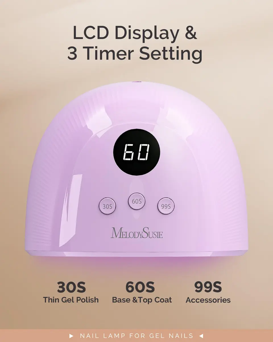 MelodySusie UV Nail Lamp P-Plus30F for Gel Polish | Fast, Auto Sensor, 36W, Fits Whole Hand & Feet - view 5