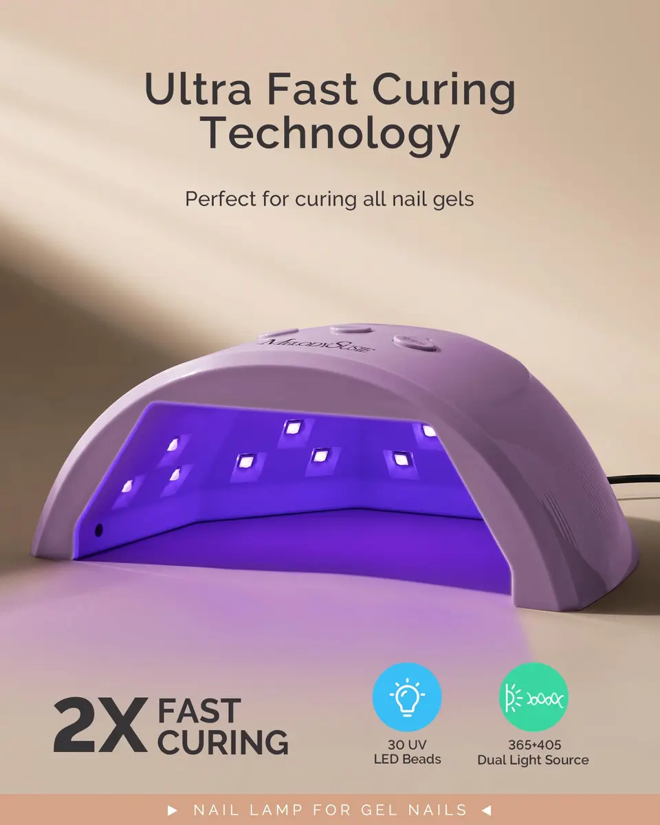 MelodySusie UV Nail Lamp P-Plus30F for Gel Polish | Fast, Auto Sensor, 36W, Fits Whole Hand & Feet - view 3