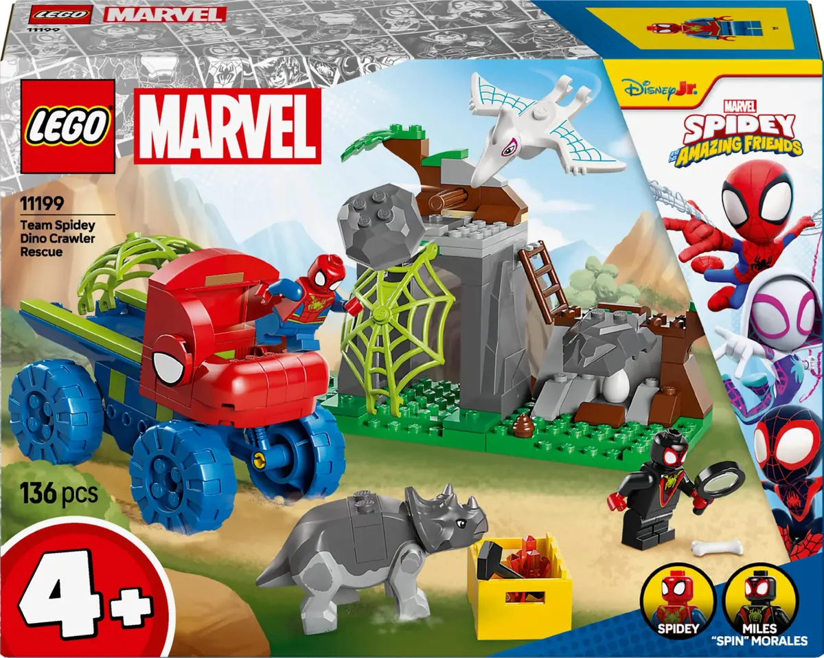 LEGO Marvel Toy Spidy & Wow Friends: Kyoryu's Truck Rescue | Educational Building Set for Kids 4+ - view 5