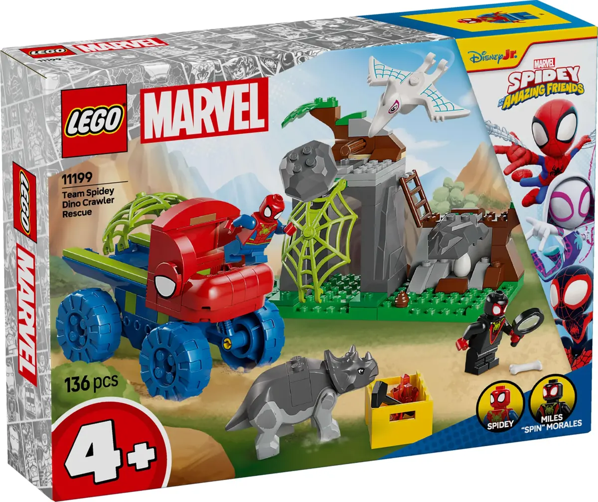 LEGO Marvel Toy Spidy & Wow Friends: Kyoryu's Truck Rescue | Educational Building Set for Kids 4+ - view 4