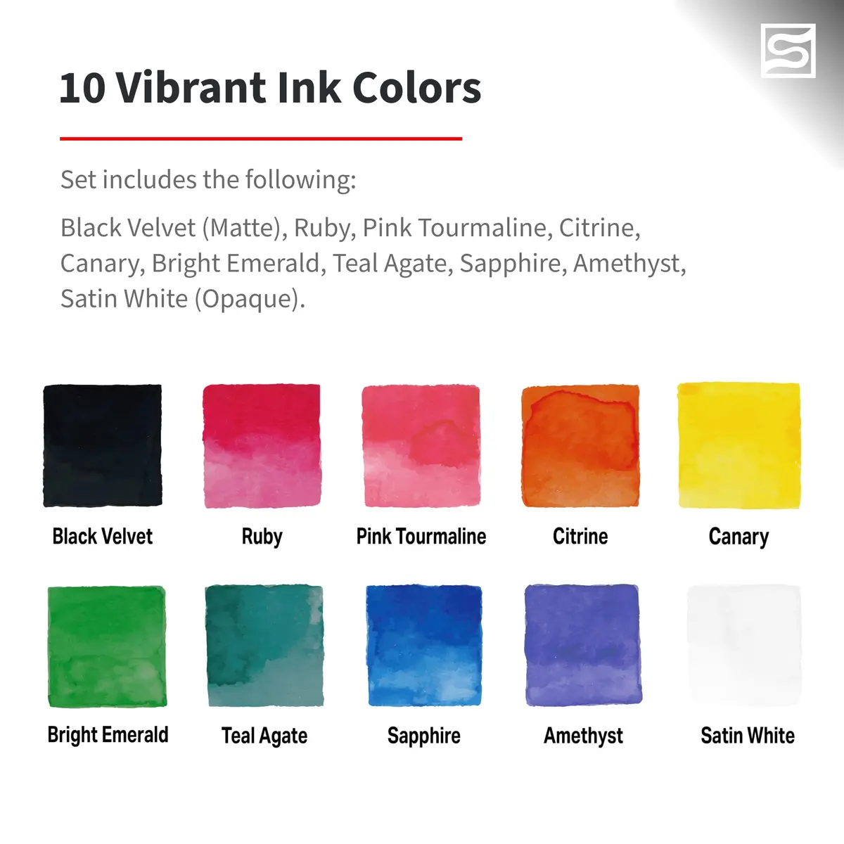 Speedball India Ink Set, 11 Piece | High-Quality Pigment for Artists & Hobbyists - view 4