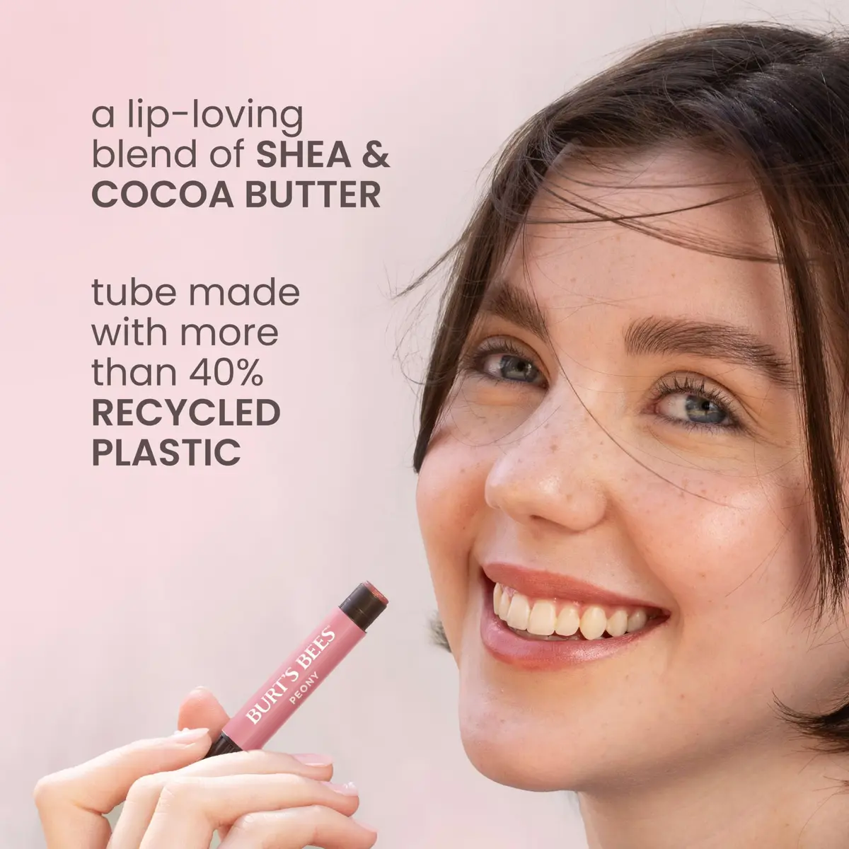 Burt's Bees Lip Shimmer Watermelon | Moisturizing Lip Balm Stick with Natural Glow & Buildable Color - view 7