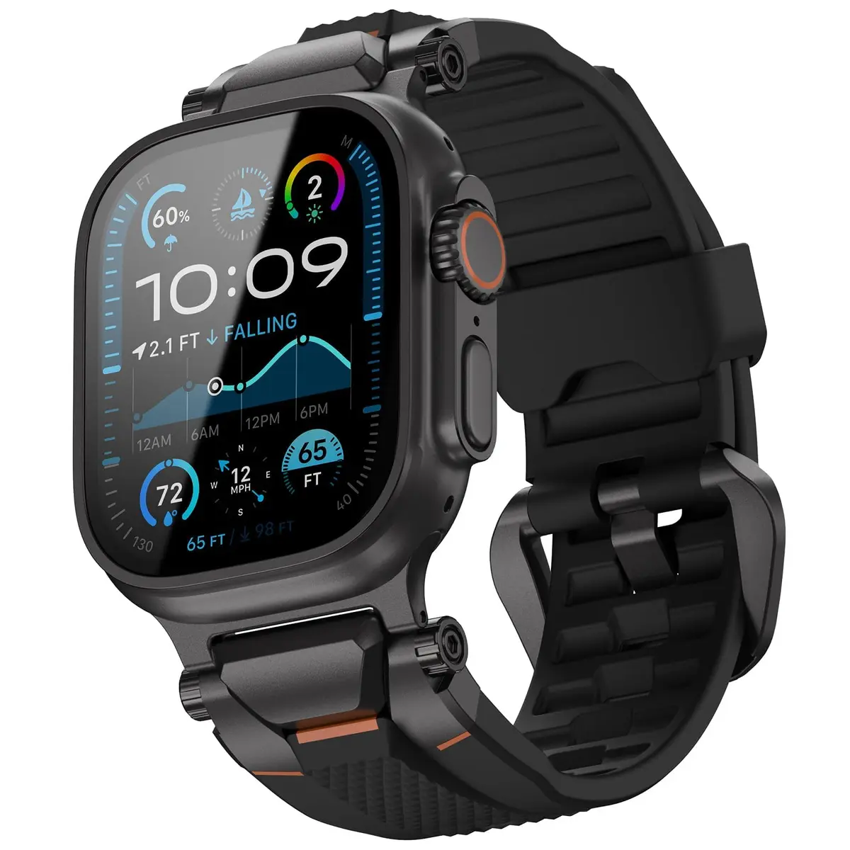 ULTIMAL Watch Band for Apple Watch Ultra 49mm | Sweat-Resistant TPU Strap, Secure Fit, Easy Swap (70-120 chars) - main product image