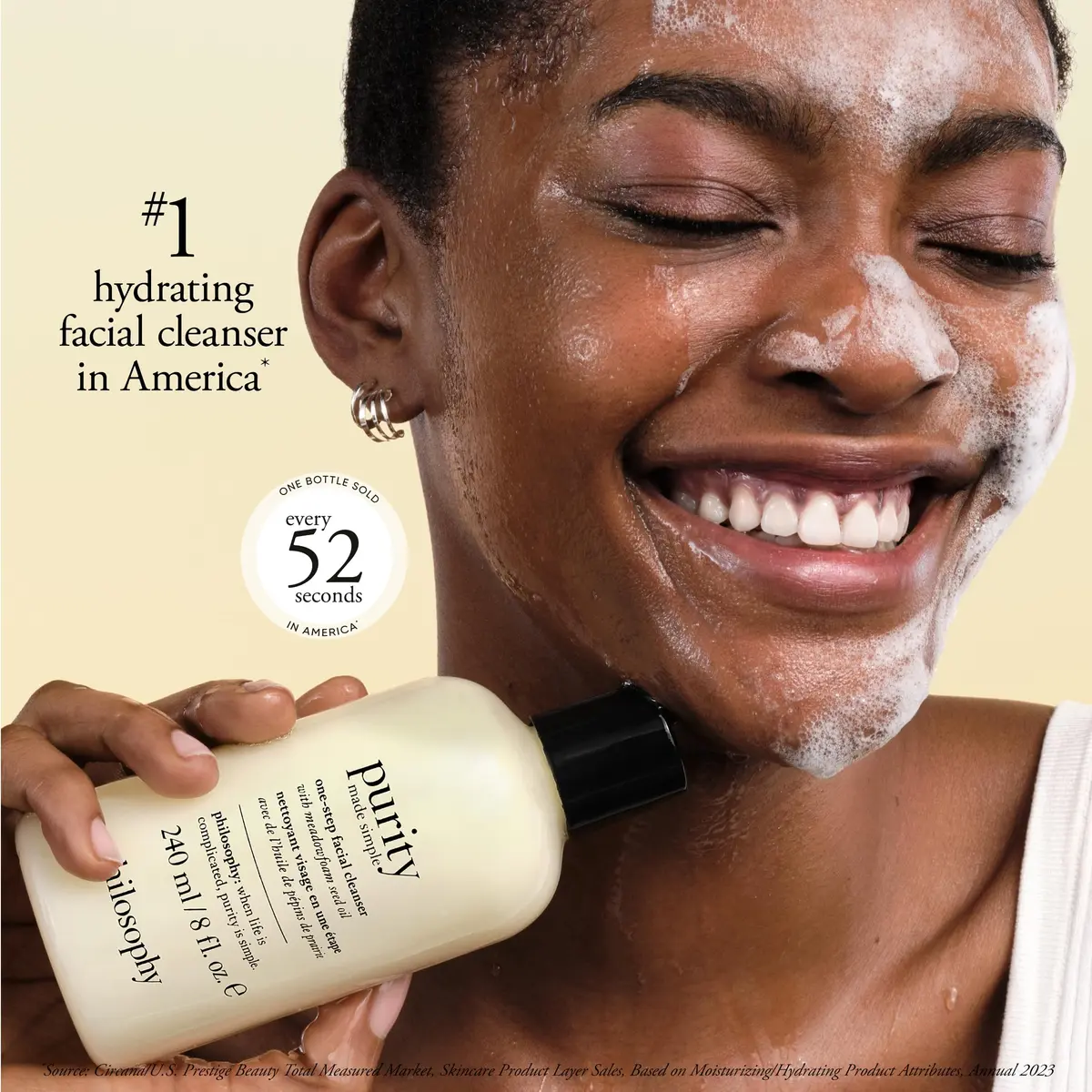 philosophy purity made simple facial cleanser 22 Fl Oz | Paraben-Free, Hydrating & Gentle for All Skin Types - view 7