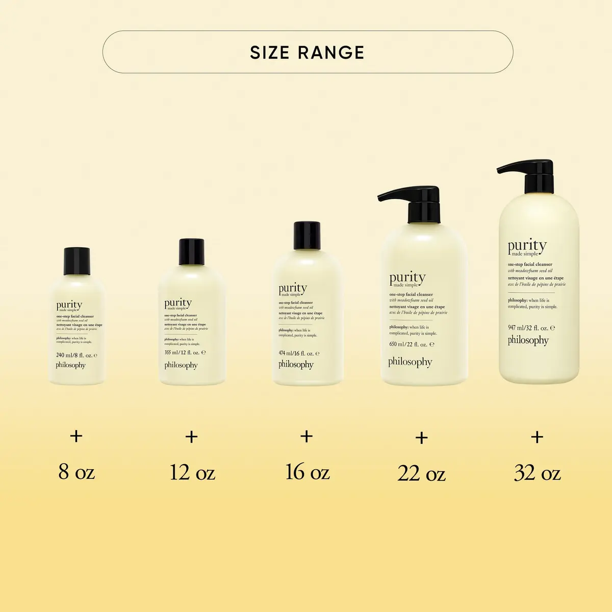 philosophy purity made simple facial cleanser 22 Fl Oz | Paraben-Free, Hydrating & Gentle for All Skin Types - view 9