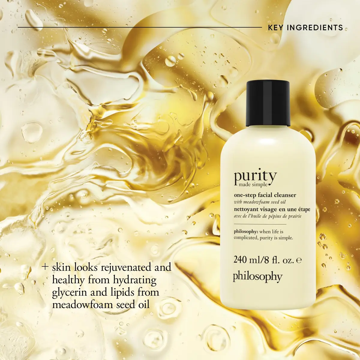 philosophy purity made simple facial cleanser 22 Fl Oz | Paraben-Free, Hydrating & Gentle for All Skin Types - view 2