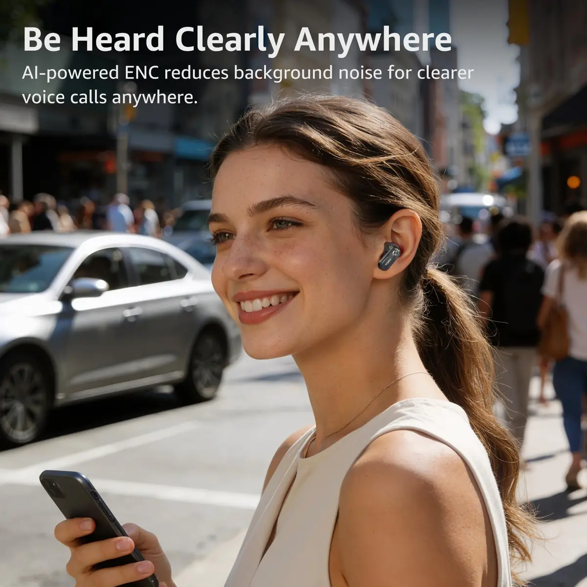 TOZO Crystal Pods Hybrid ANC Wireless Earbuds | 35H Playtime, Transparent Design, Bluetooth 5.4, IPX5 Waterproof - view 9